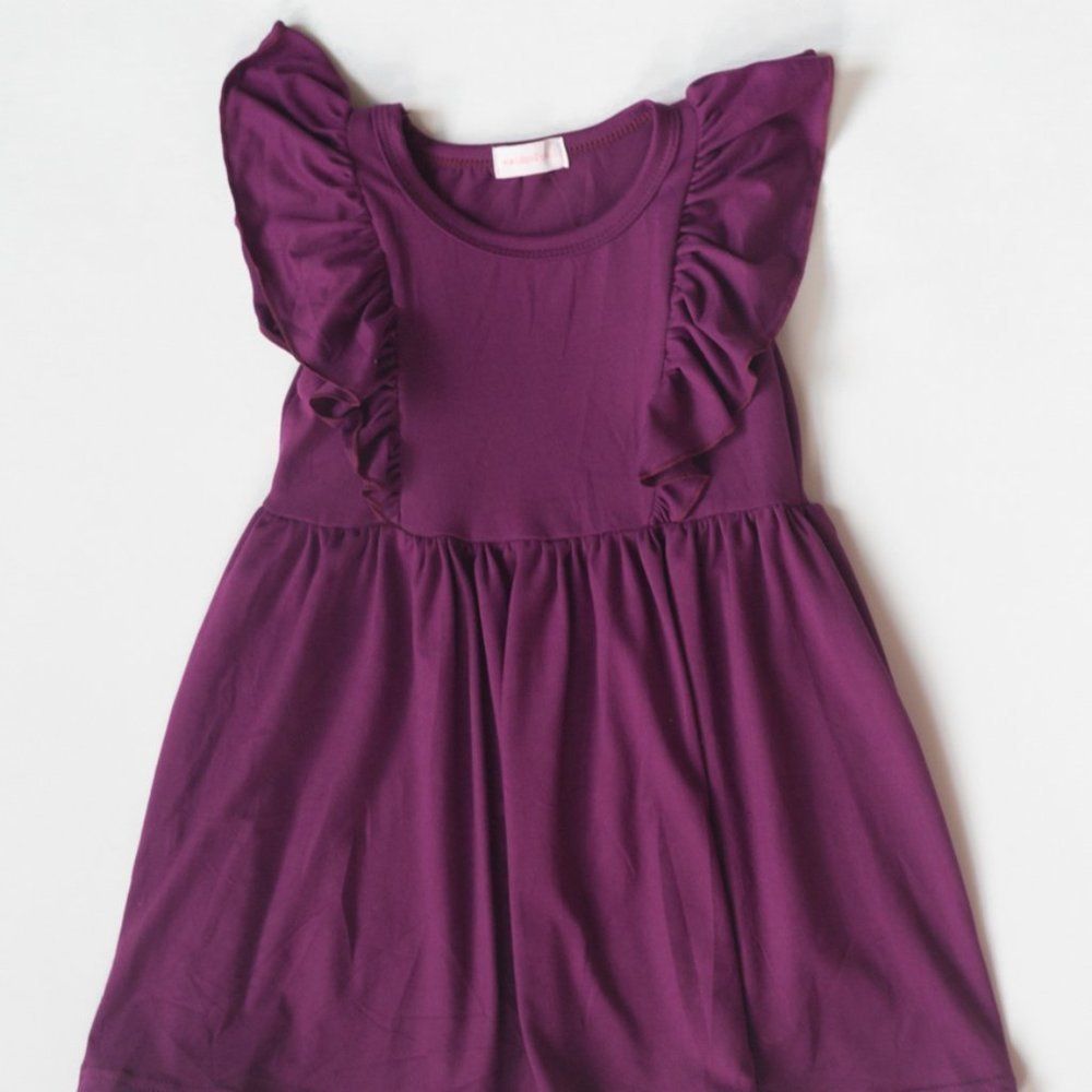 ✨2 /$45✨ Lucy Sophia "Vivienne" Dress- Plum✨